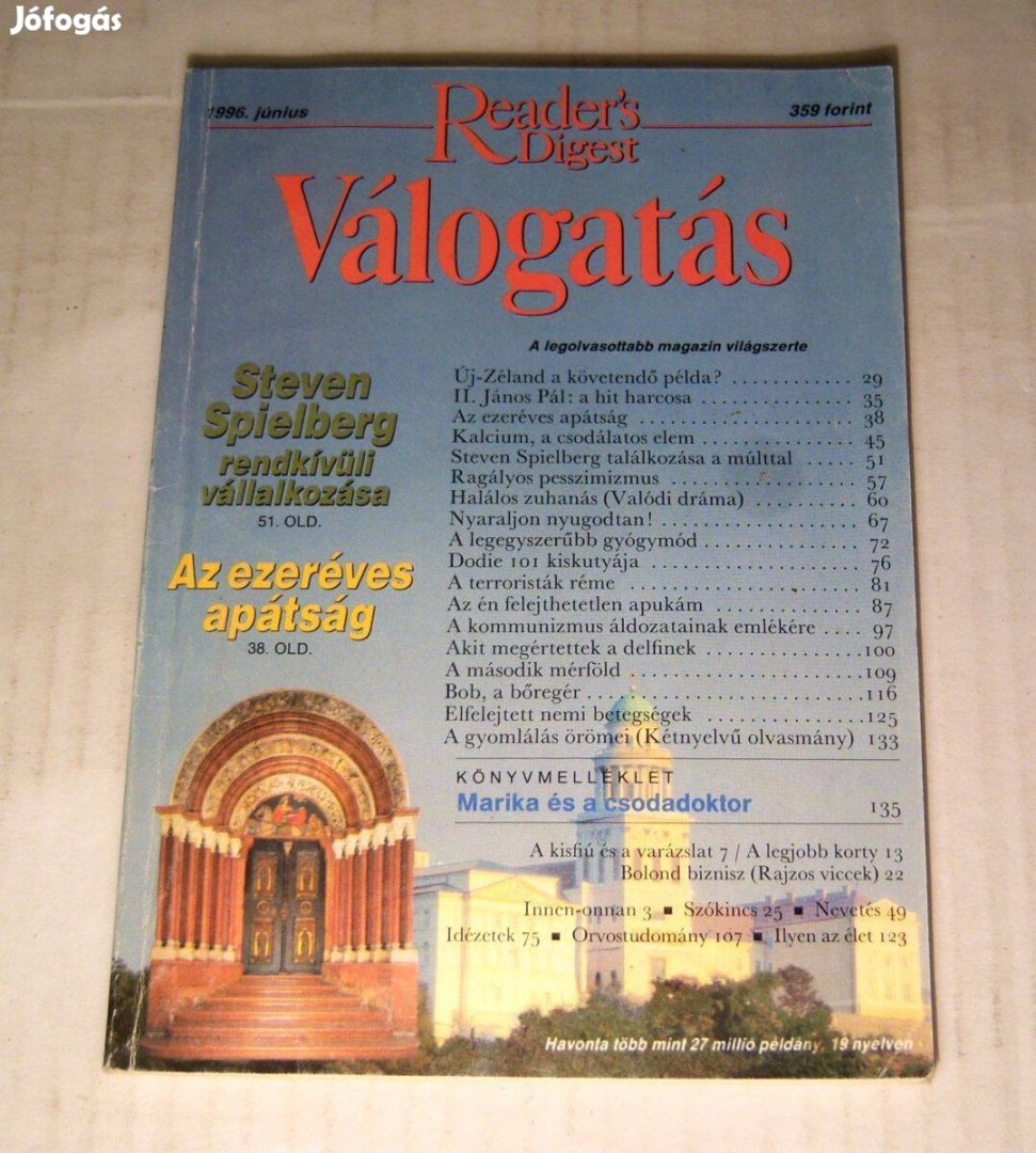 Reader's Digest Válogatás 1996/6 Június (5kép+tartalom)