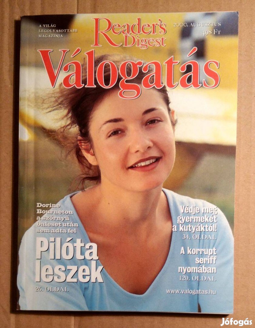 Reader's Digest Válogatás 2000/8 Augusztus (6kép+tartalom)