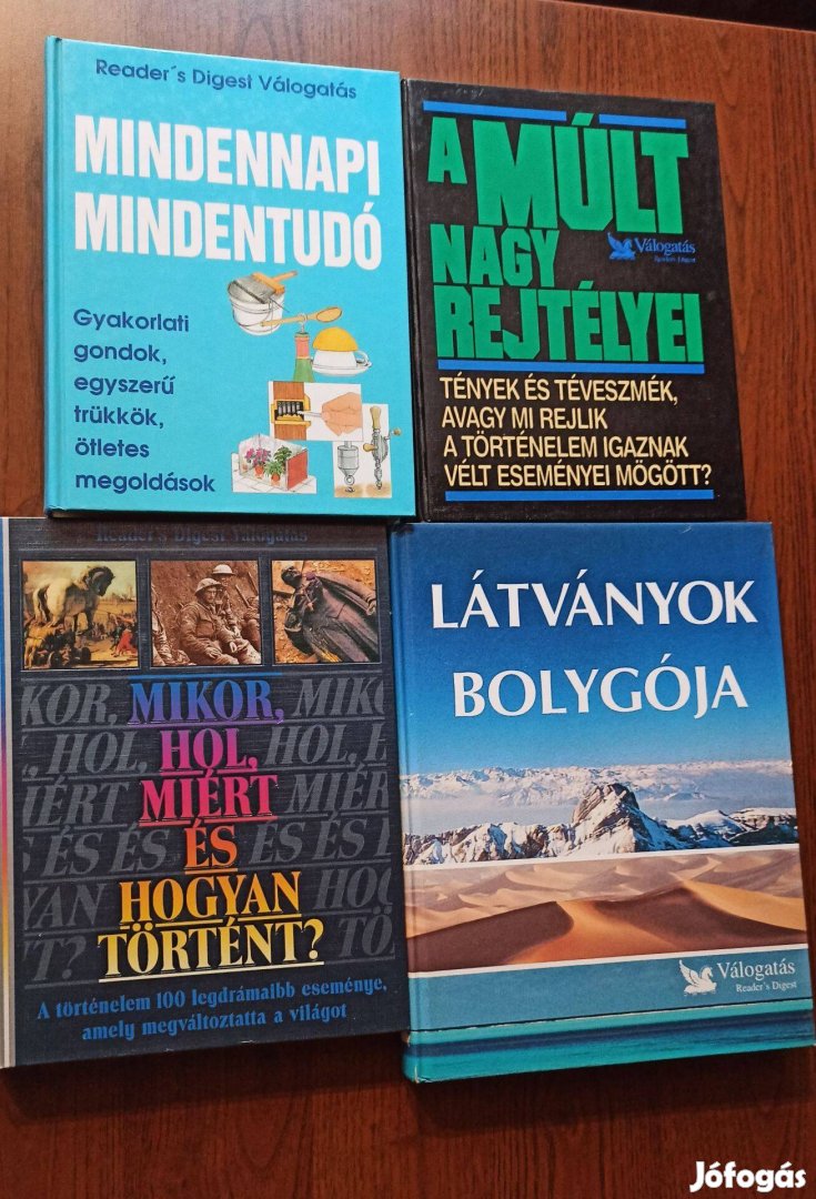 Reader's Digest ismeretterjesztő könyvcsomag / 5 db könyv