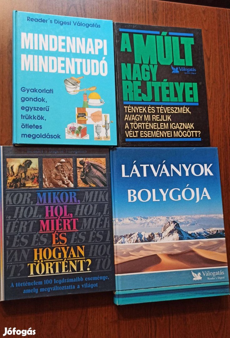 Reader's Digest ismeretterjesztő könyvcsomag / 5 db könyv