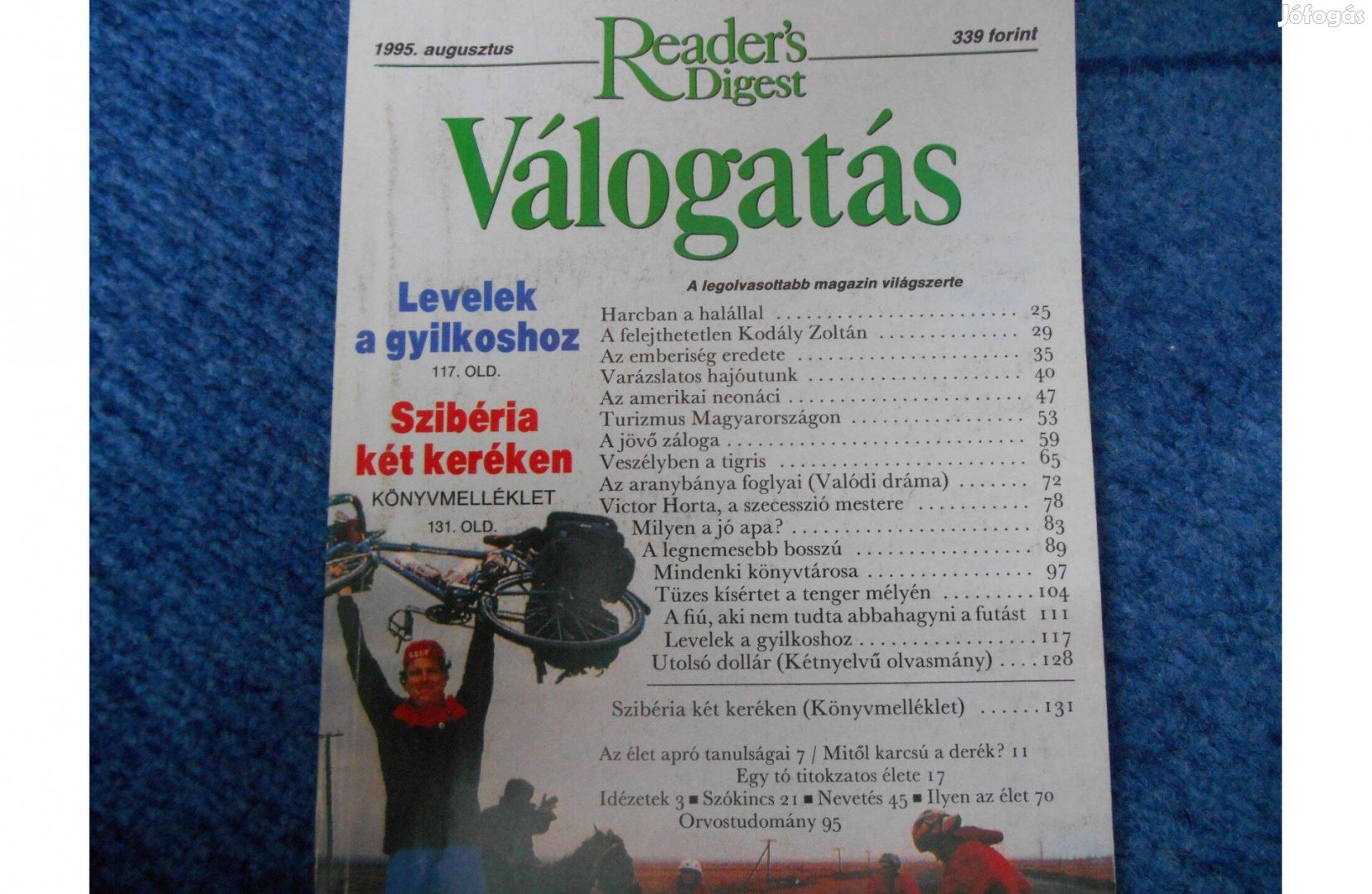 Reader's Digest magazin 1995 augusztus