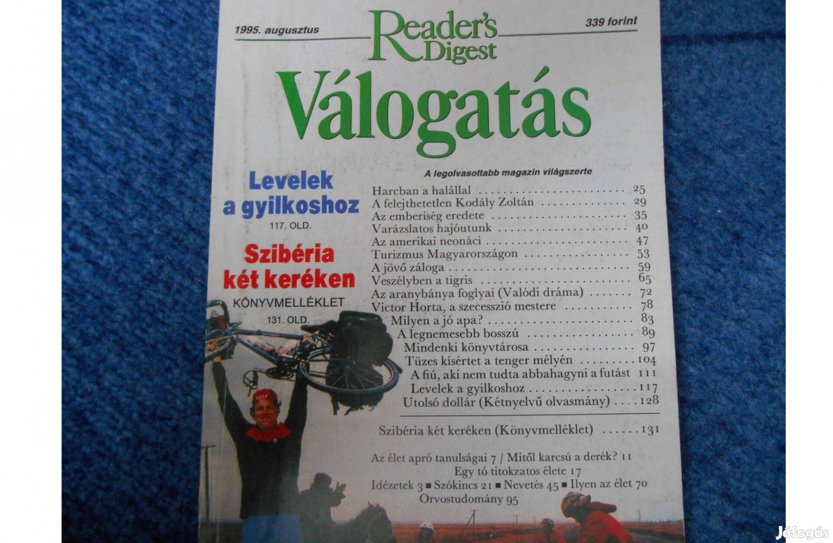 Reader's Digest magazin 1995 augusztus