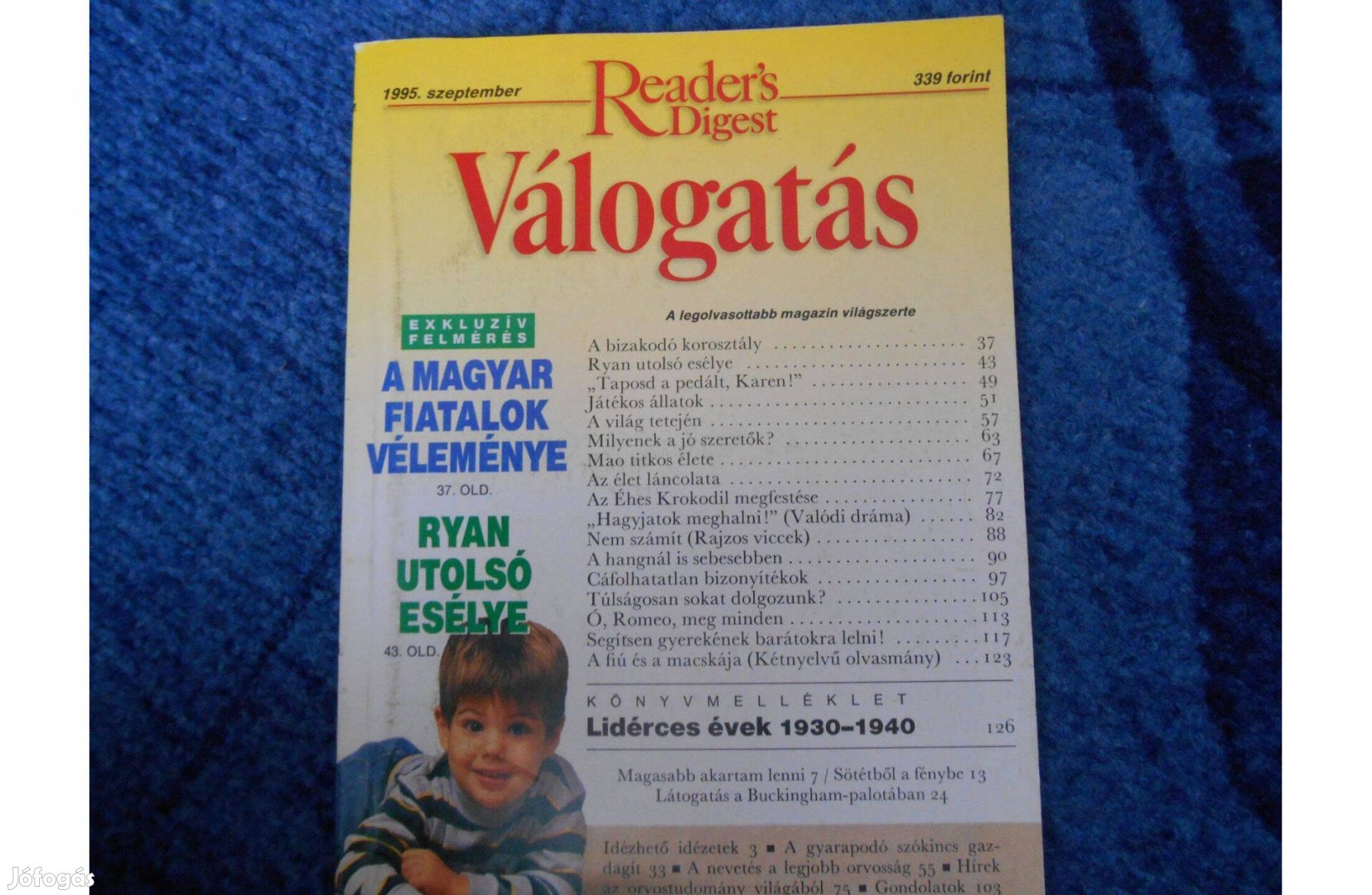 Reader's Digest magazin 1995 szeptember