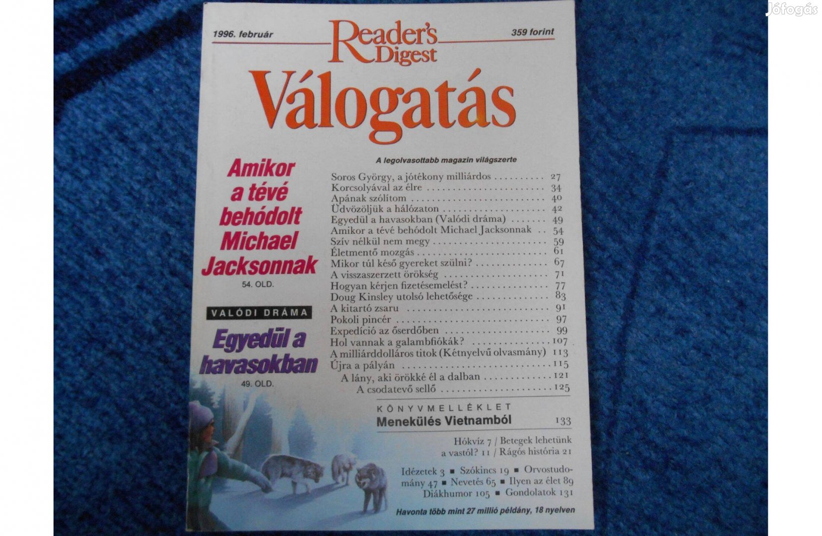 Reader's Digest magazin 1996 február