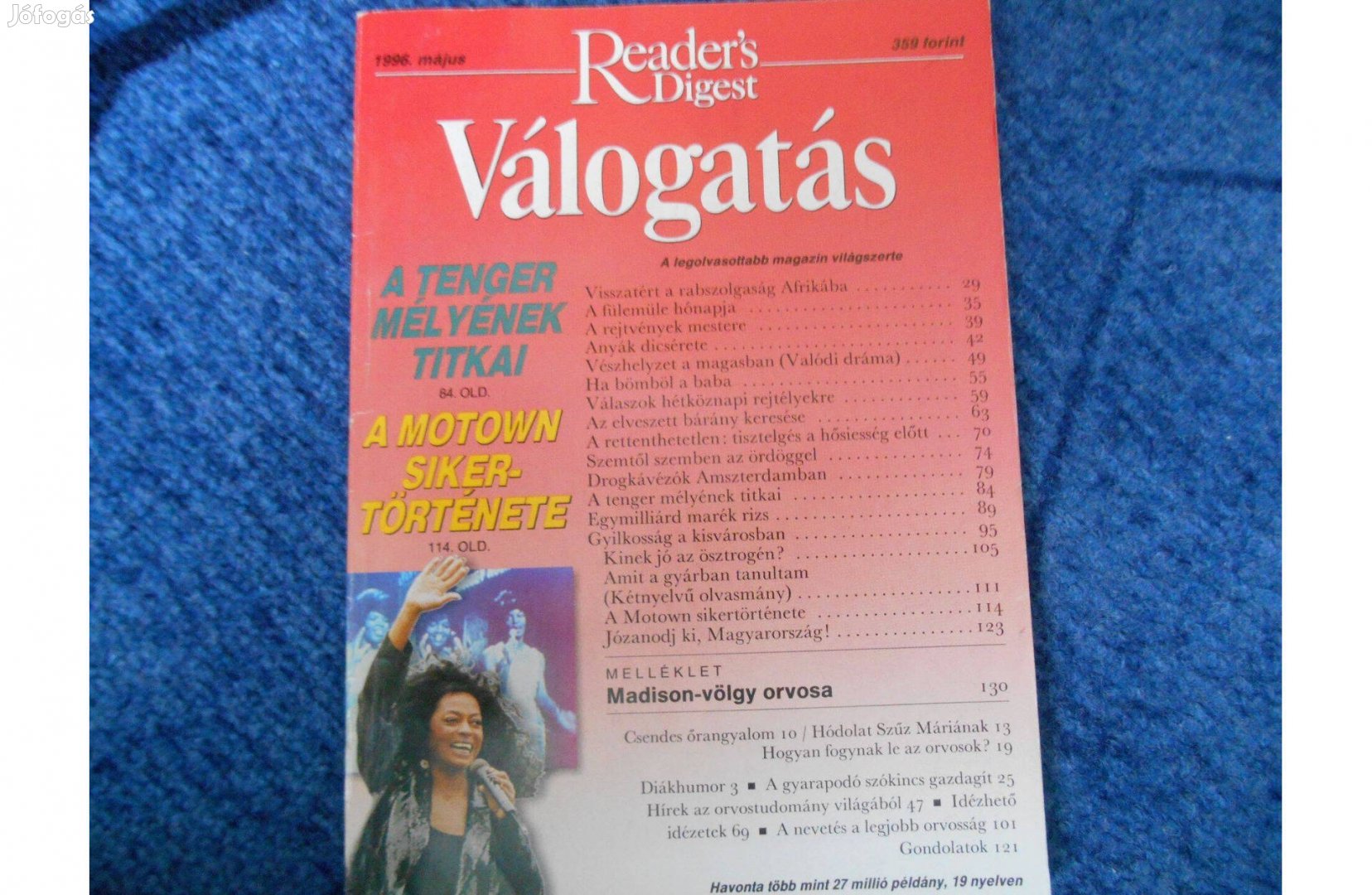 Reader's Digest magazin 1996 május