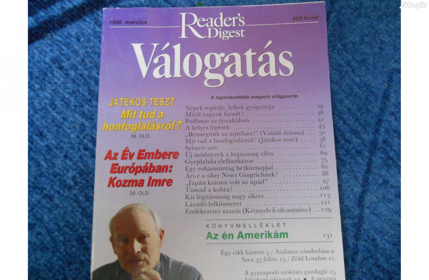Reader's Digest magazin 1996 március