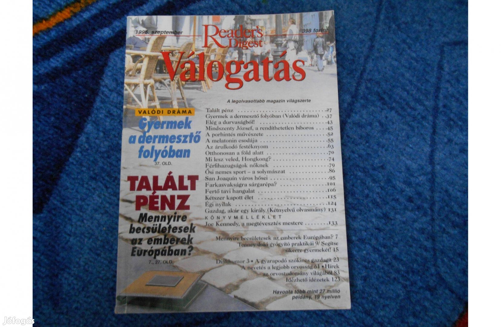 Reader's Digest magazin 1996 szeptember