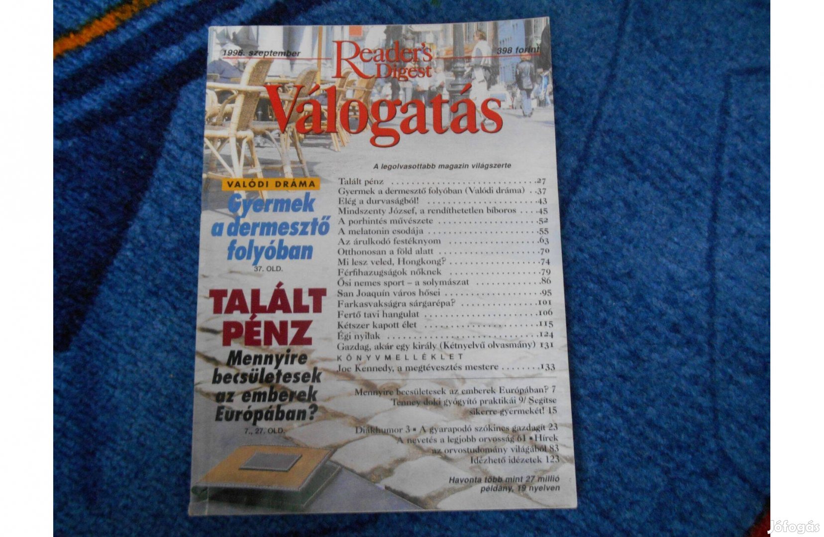 Reader's Digest magazin 1996 szeptember