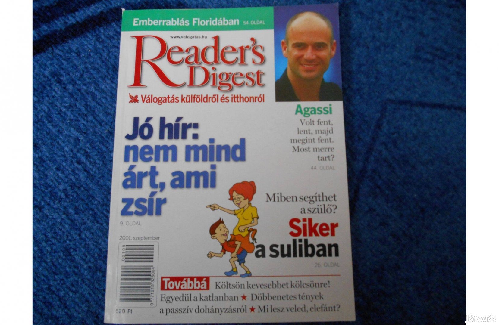 Reader's Digest magazin 2001 szeptember