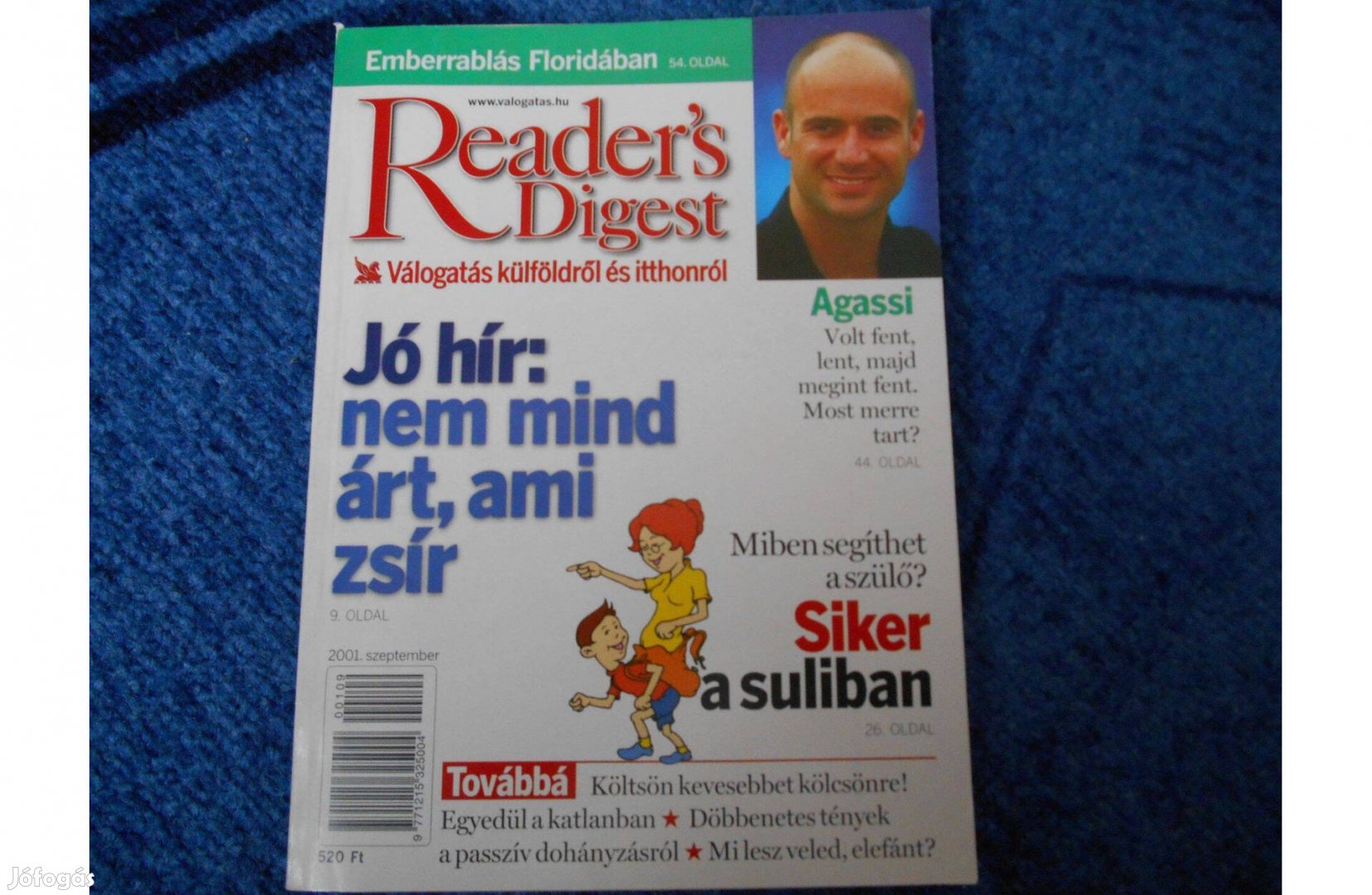 Reader's Digest magazin 2001 szeptember