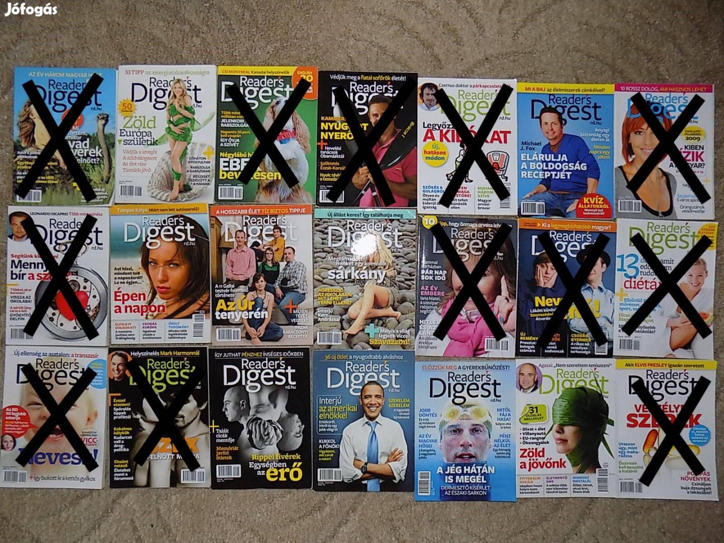 Reader's Digest magazinok darabra gyűjtőknek 2009-2010