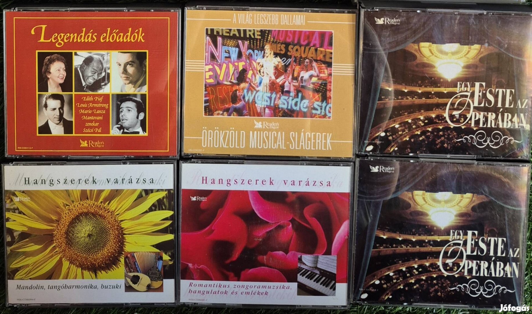 Readers Digest több CD-s gyűjtői válogatás, klasszikus és