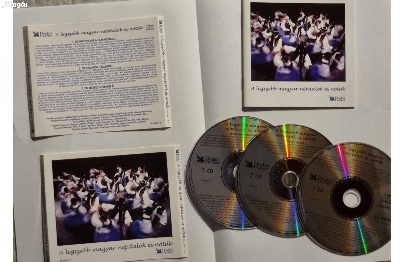 Readers Digest A legszebb magyar népdalok és nóták 3CD