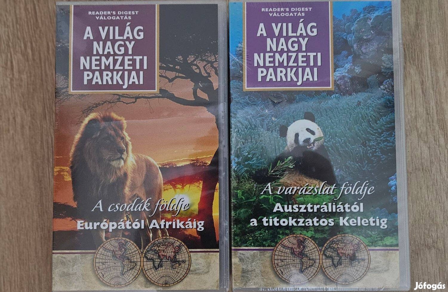 Readers Digest A világ nagy nemzeti parkjai 2 db VHS