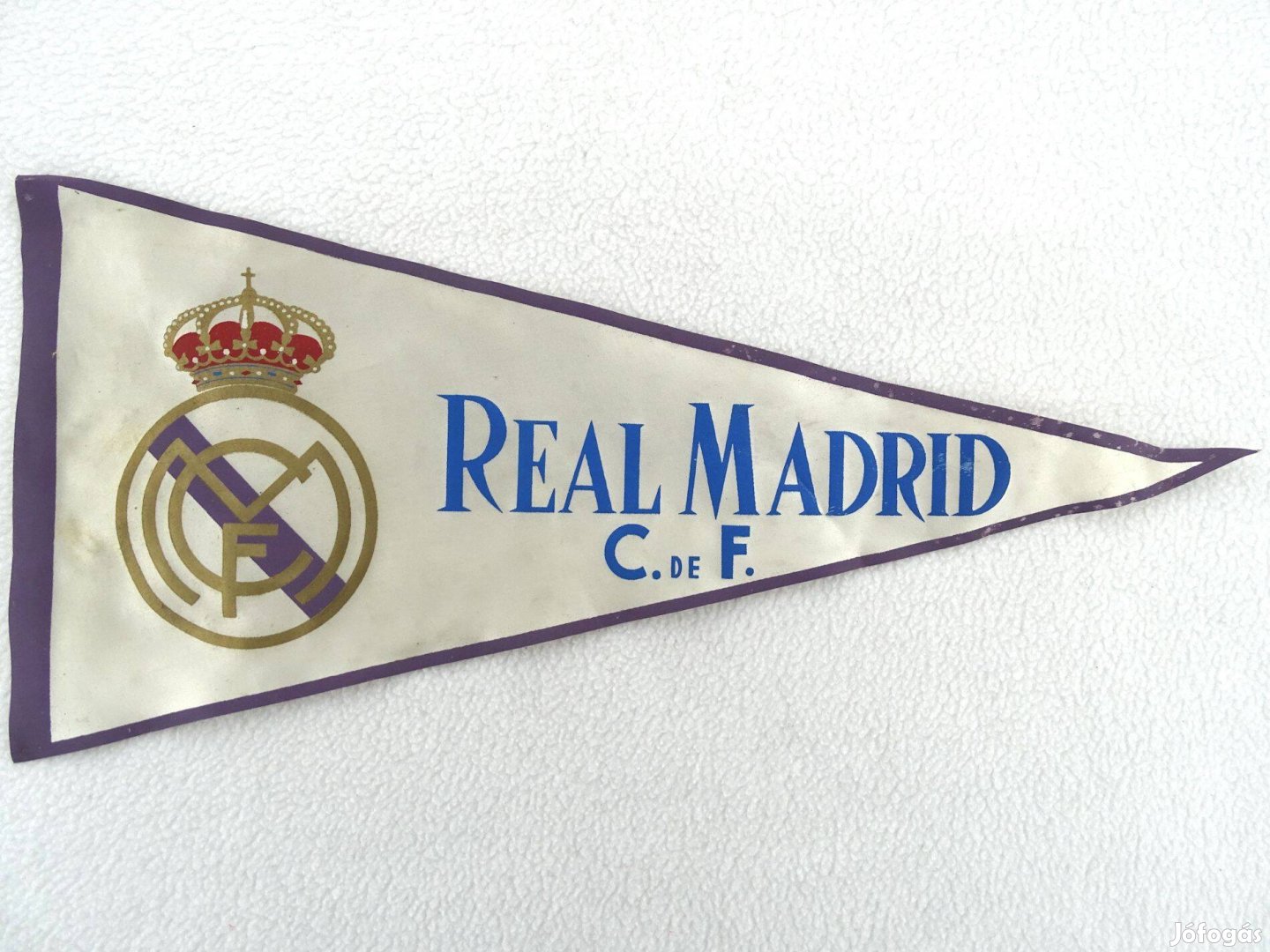 Real Madrid CF régi foci zászló