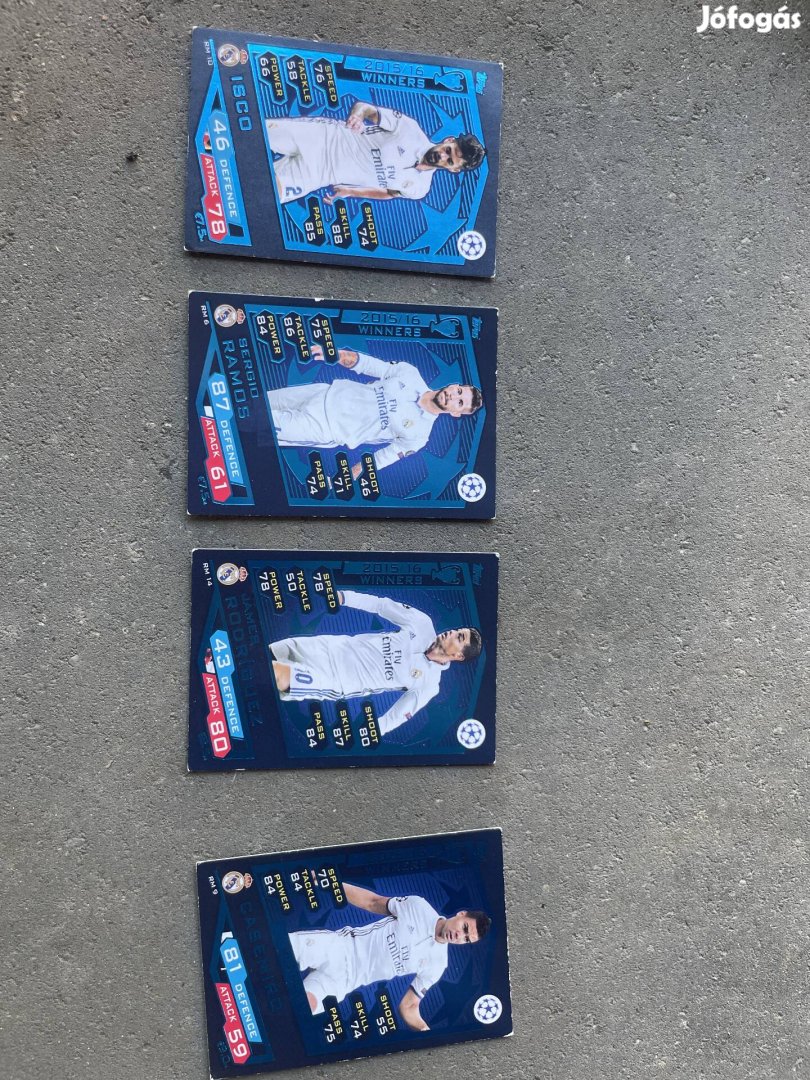 Real Madrid Kártyák