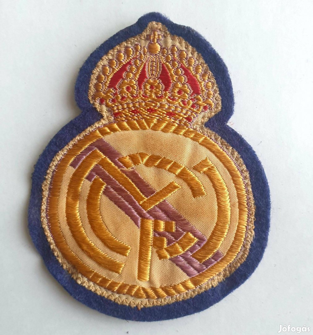 Real Madrid Puskás Aranycsapat eredeti címerpajzs 1960-as évek