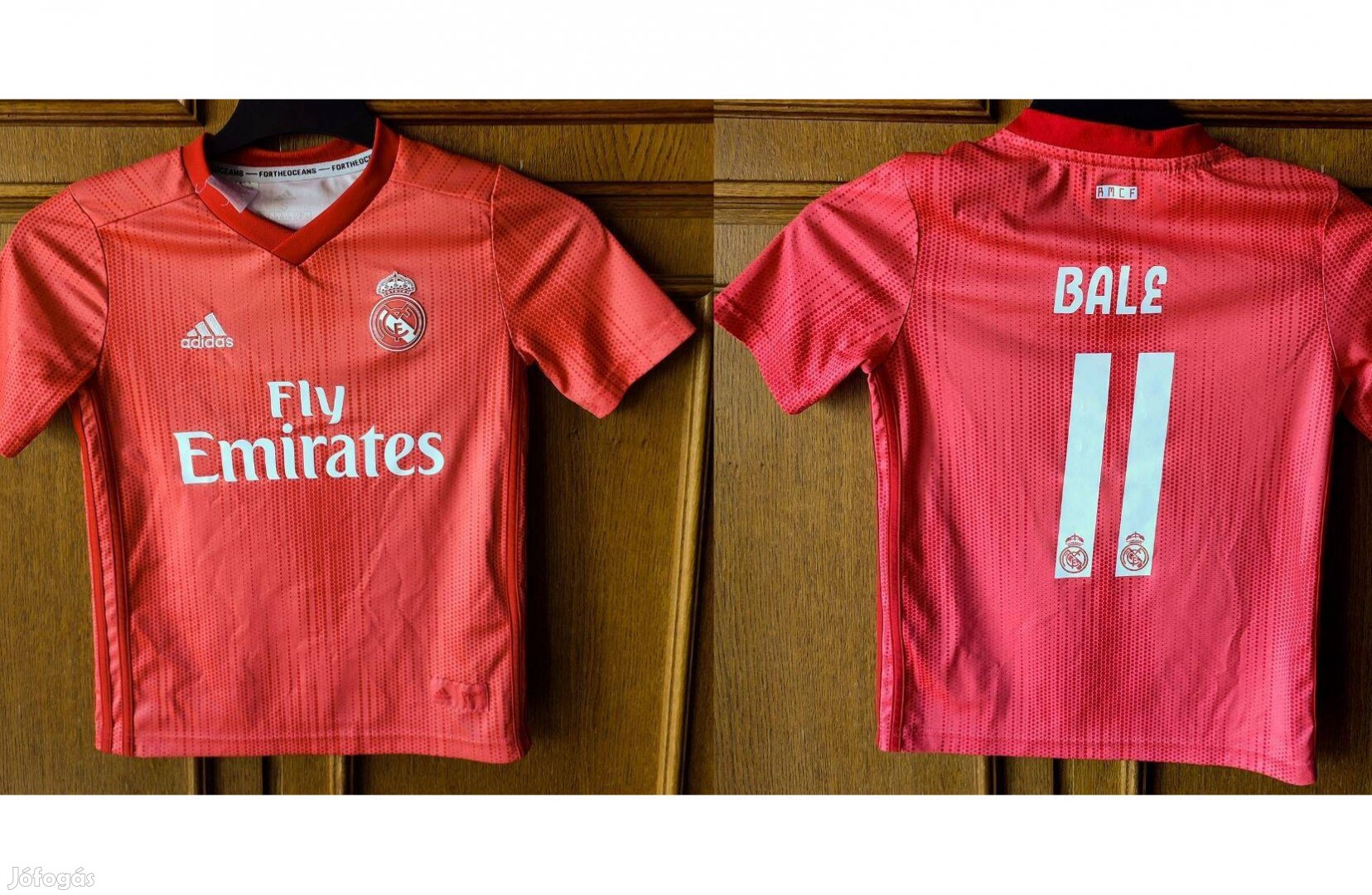 Real Madrid - Gareth Bale eredeti adidas gyerek mez (140)