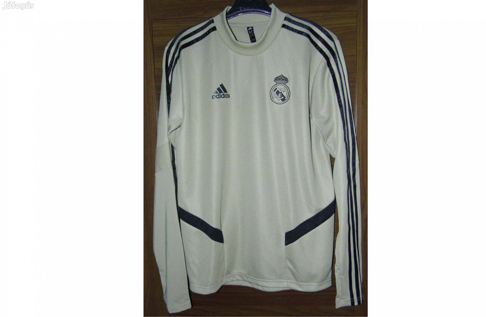 Real Madrid drapp magas nyakú eredeti adidas felső (S)
