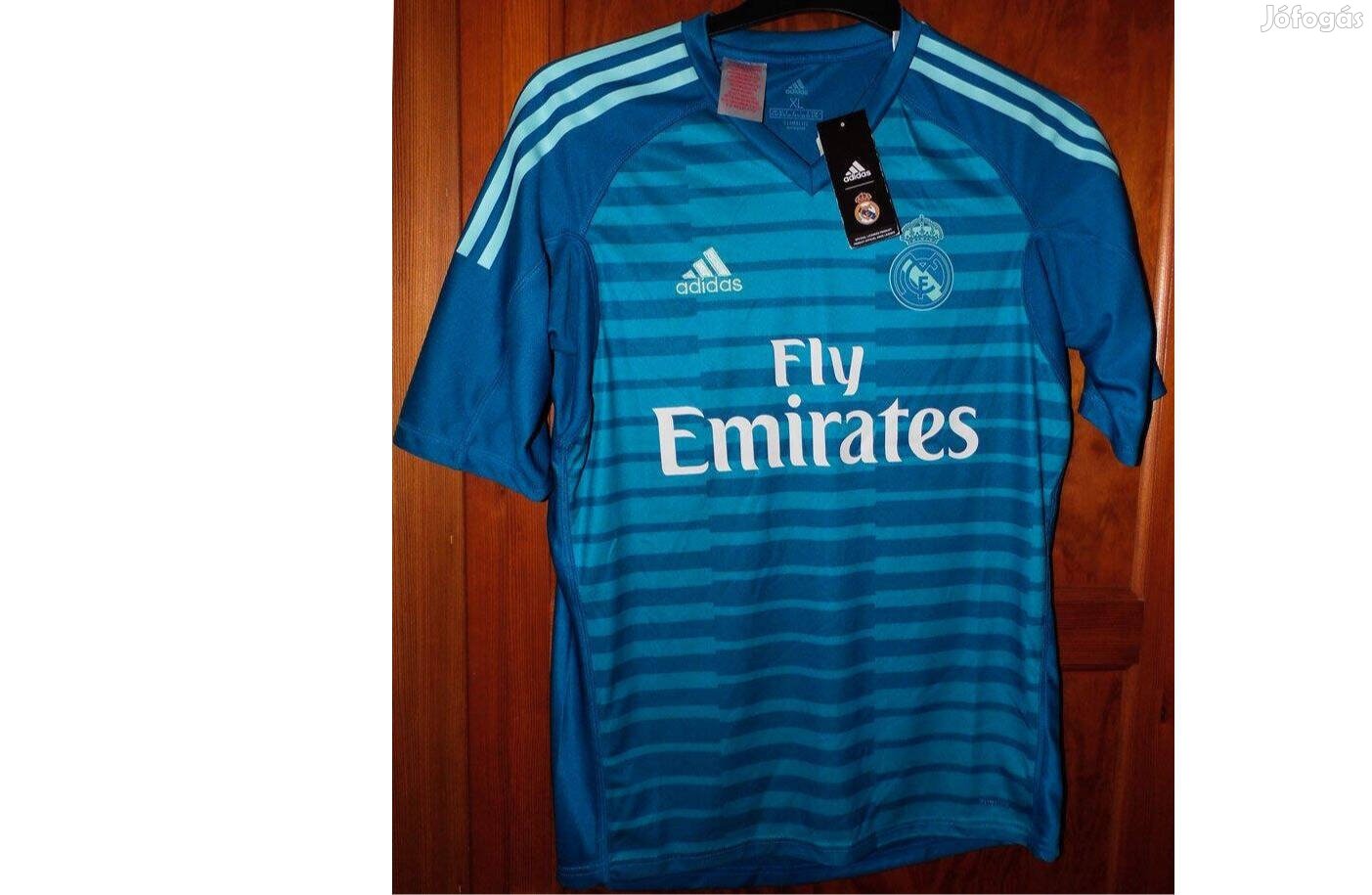 Real Madrid eredeti adidas 2018-19 kék mez (XL, 176)