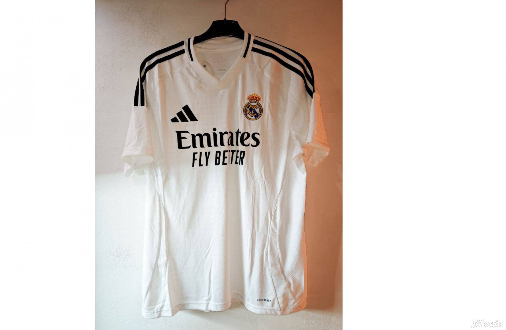 Real Madrid eredeti adidas 2024-25 fehér mez (L)