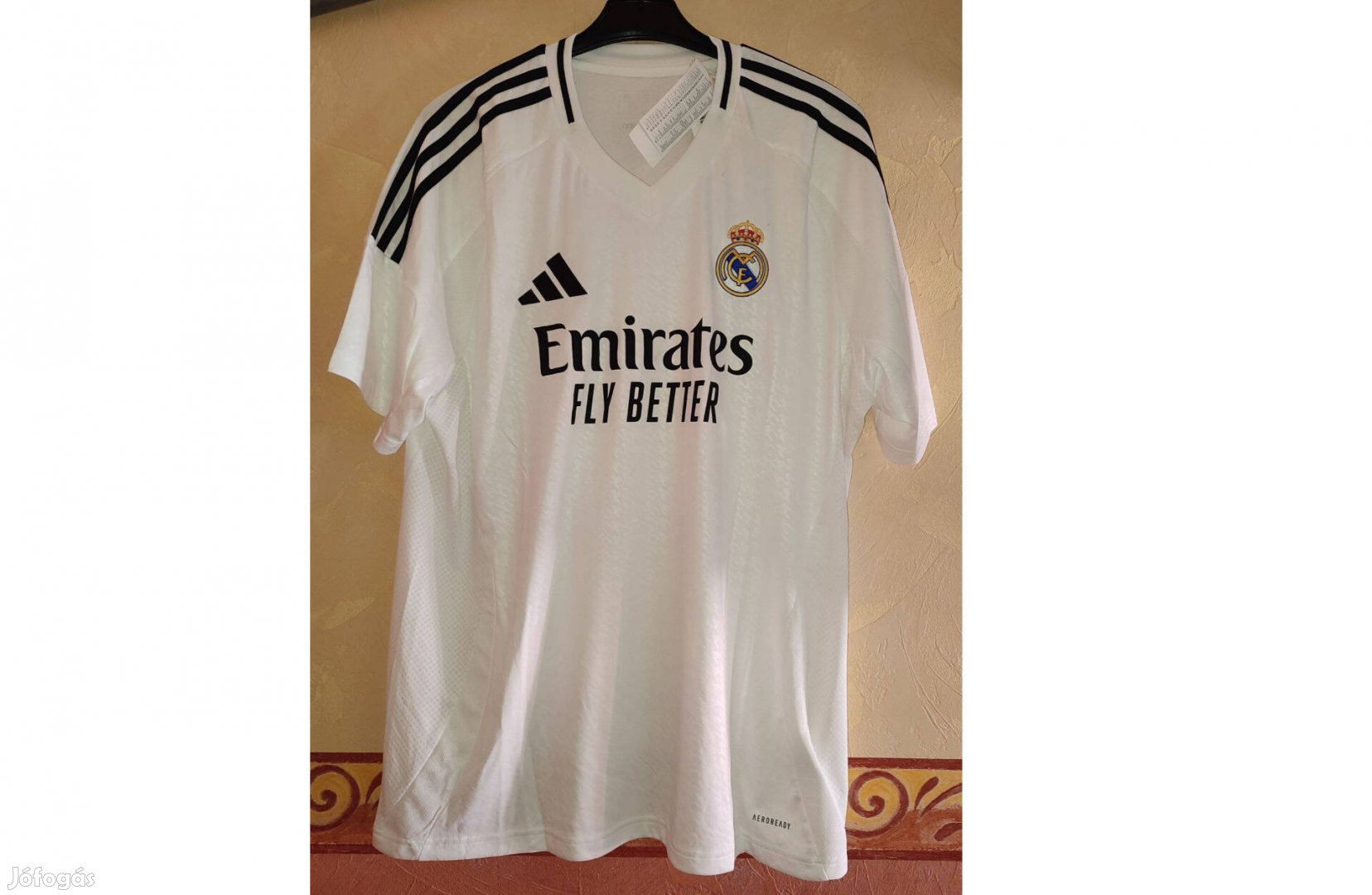 Real Madrid eredeti adidas 2024-25 fehér mez (XL)