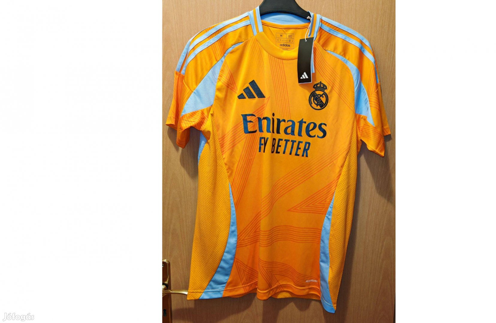 Real Madrid eredeti adidas 2024-25 narancssárga mez
