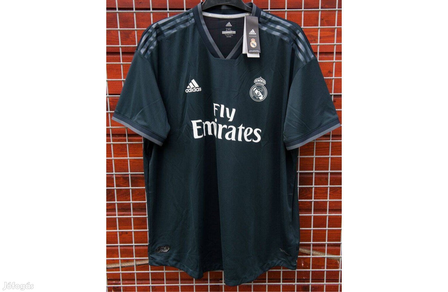 Real Madrid eredeti adidas climachill sötétszürke mez (2XL)