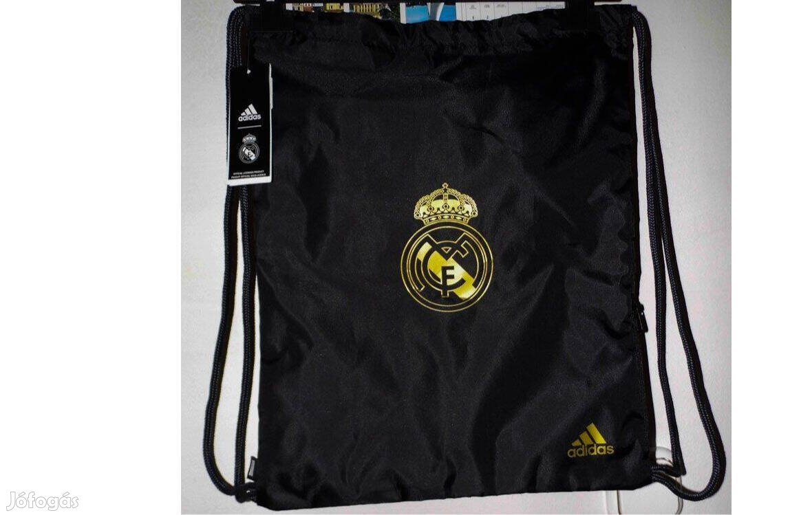 Real Madrid eredeti adidas fekete arany sportzsák