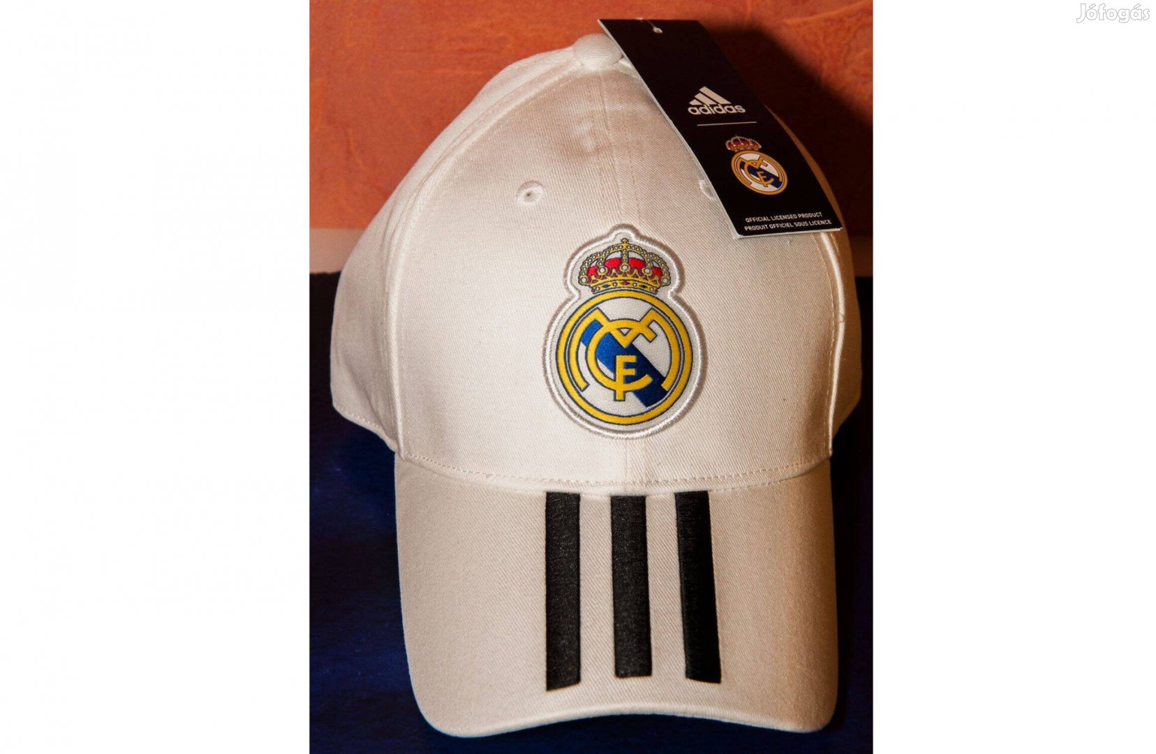 Real Madrid eredeti adidas fekete fehér baseball sapka