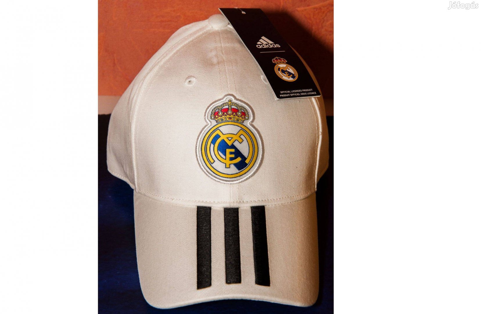 Real Madrid eredeti adidas fekete fehér baseball sapka