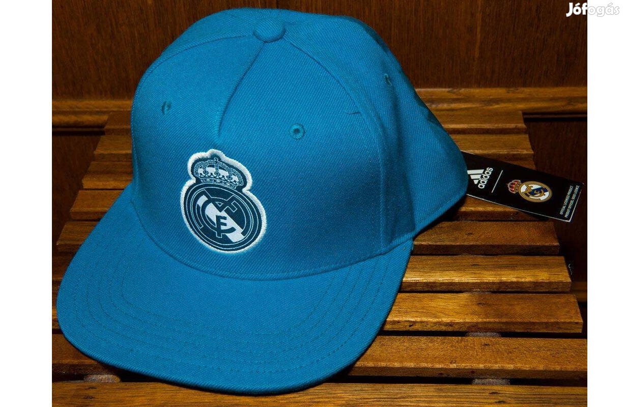 Real Madrid eredeti adidas gyerek zöldeskék snapback sapka