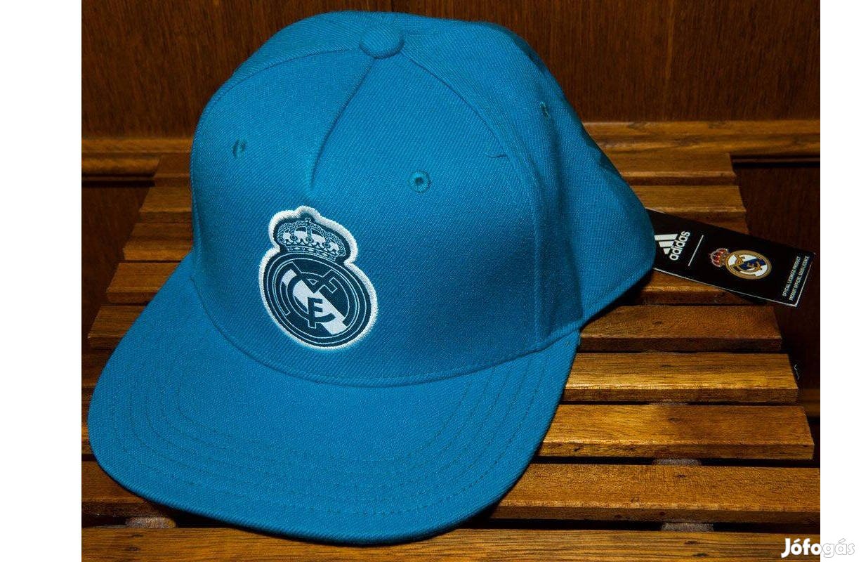 Real Madrid eredeti adidas gyerek zöldeskék snapback sapka