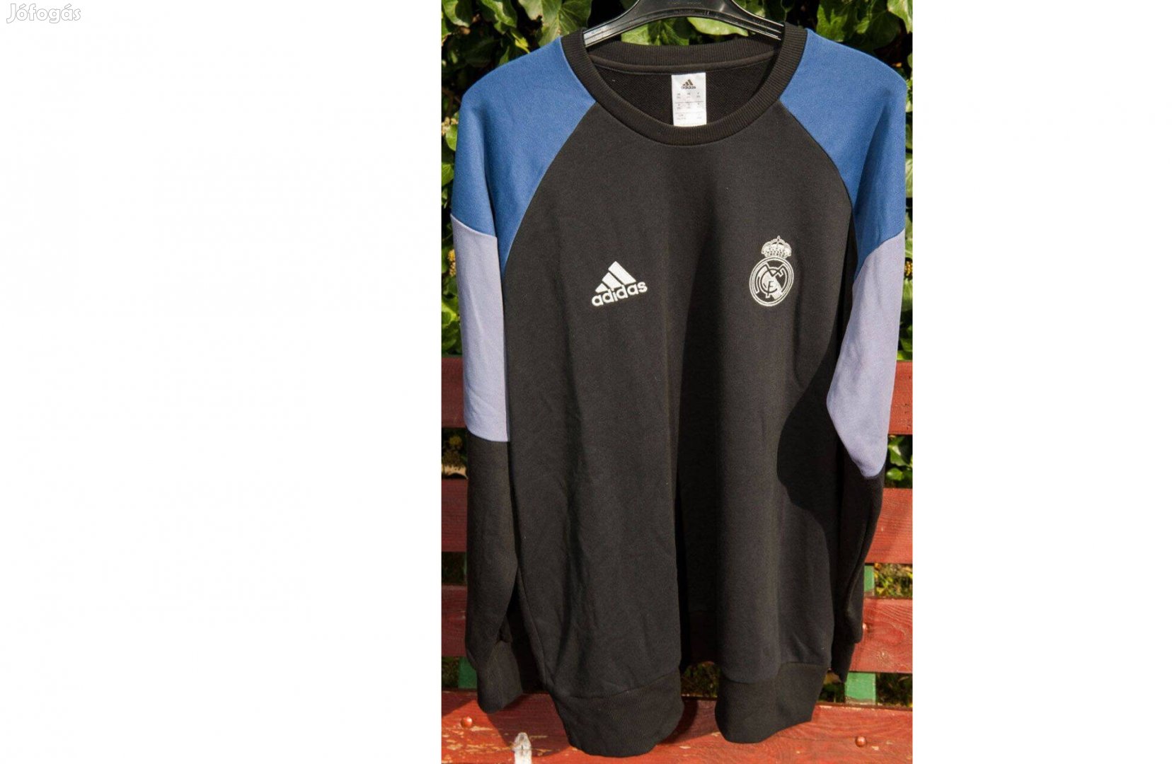 Real Madrid eredeti adidas lila fekete pulóver 2XL