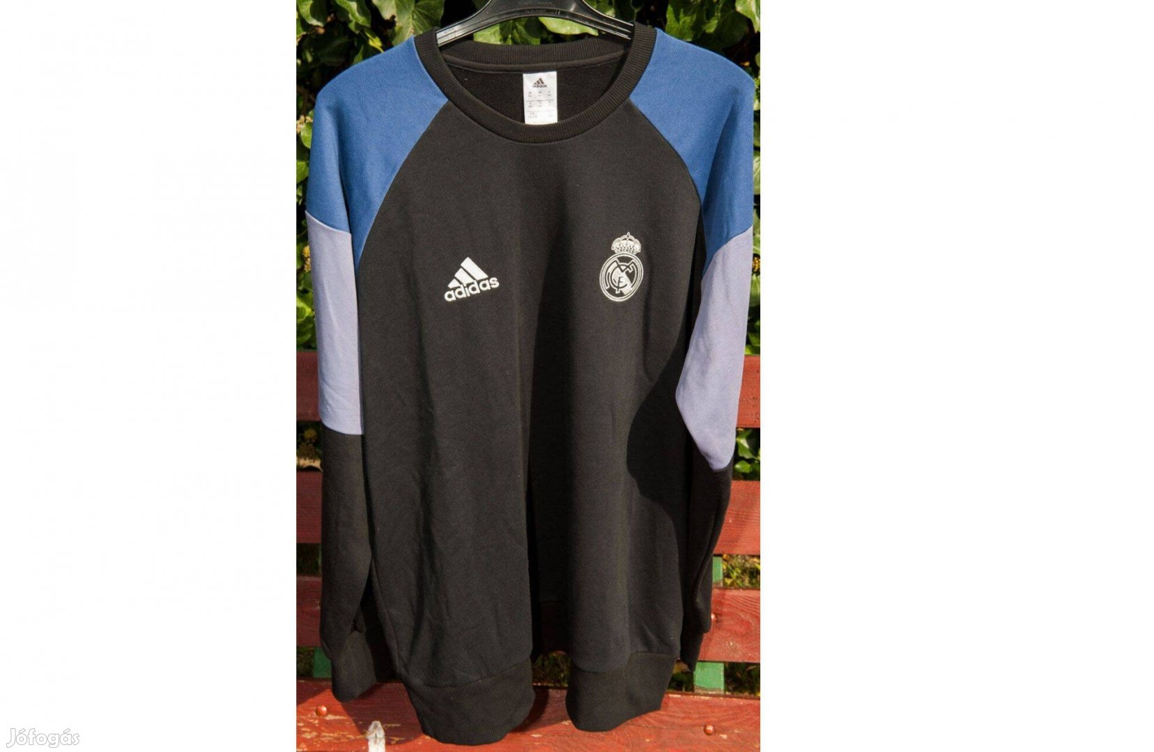 Real Madrid eredeti adidas lila fekete pulóver 2XL