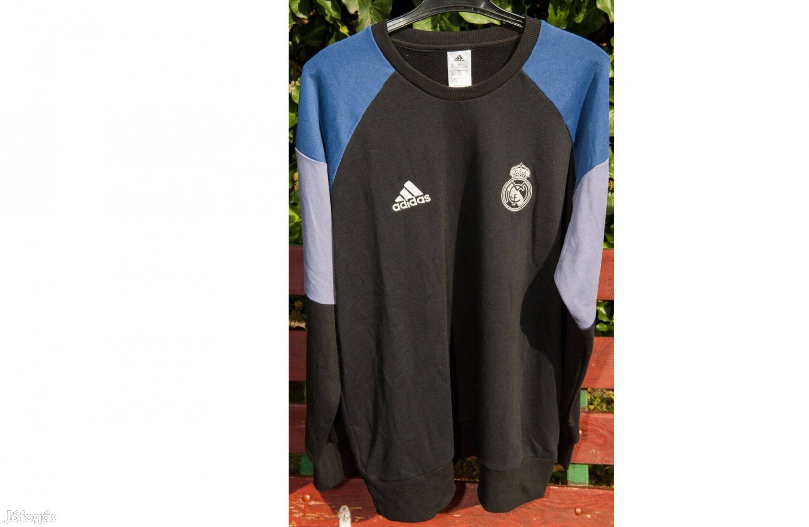 Real Madrid eredeti adidas lila fekete pulóver 2XL