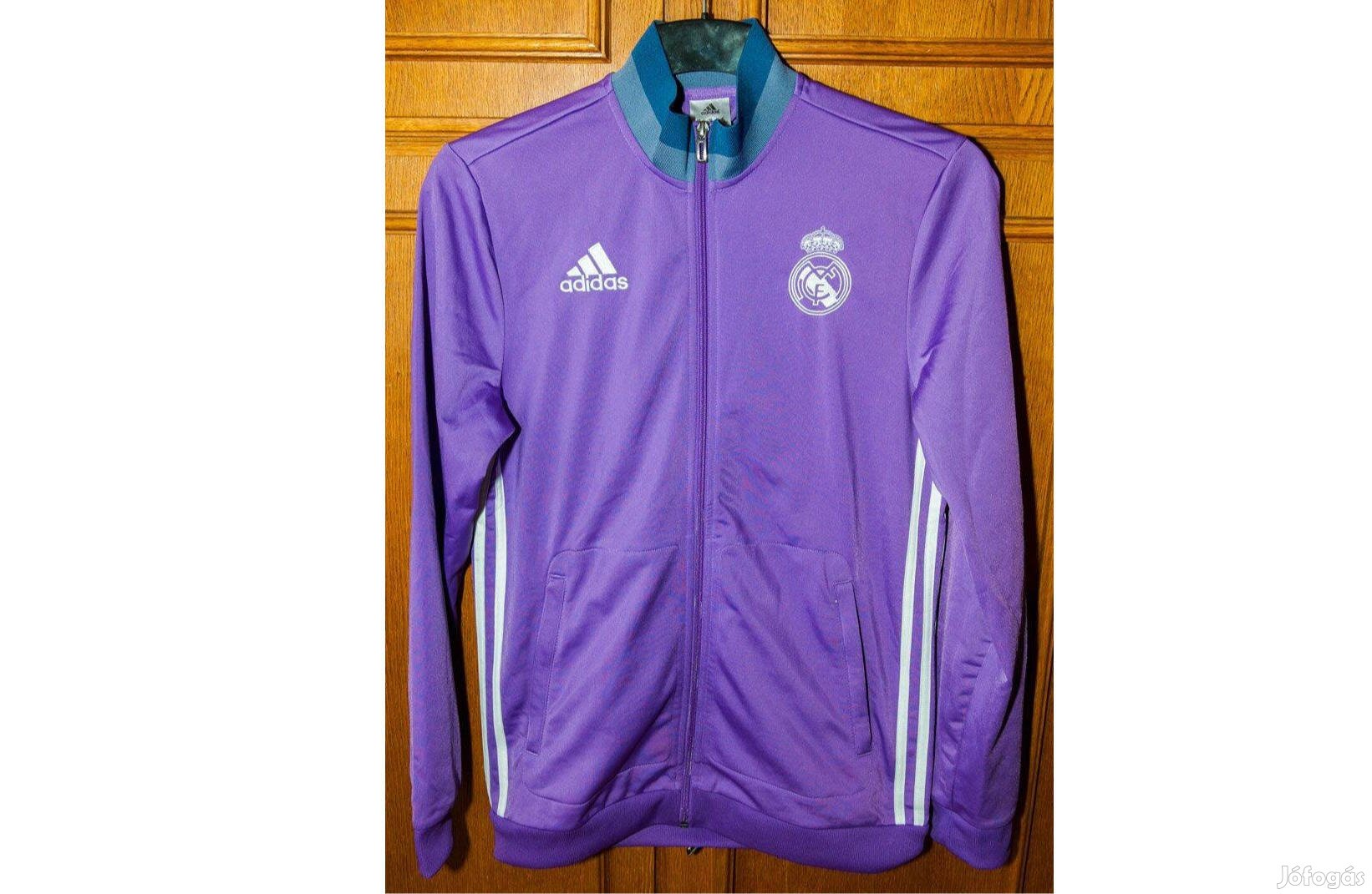 Real Madrid eredeti adidas lila pulóver (XL, 176)