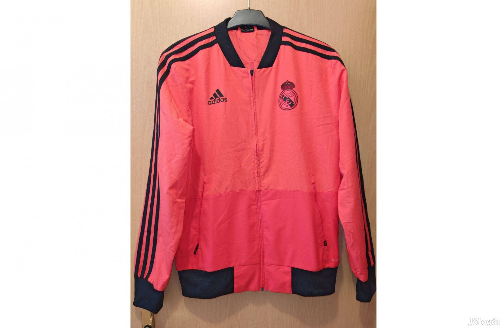Real Madrid eredeti adidas pink cipzáras felső (S-es)