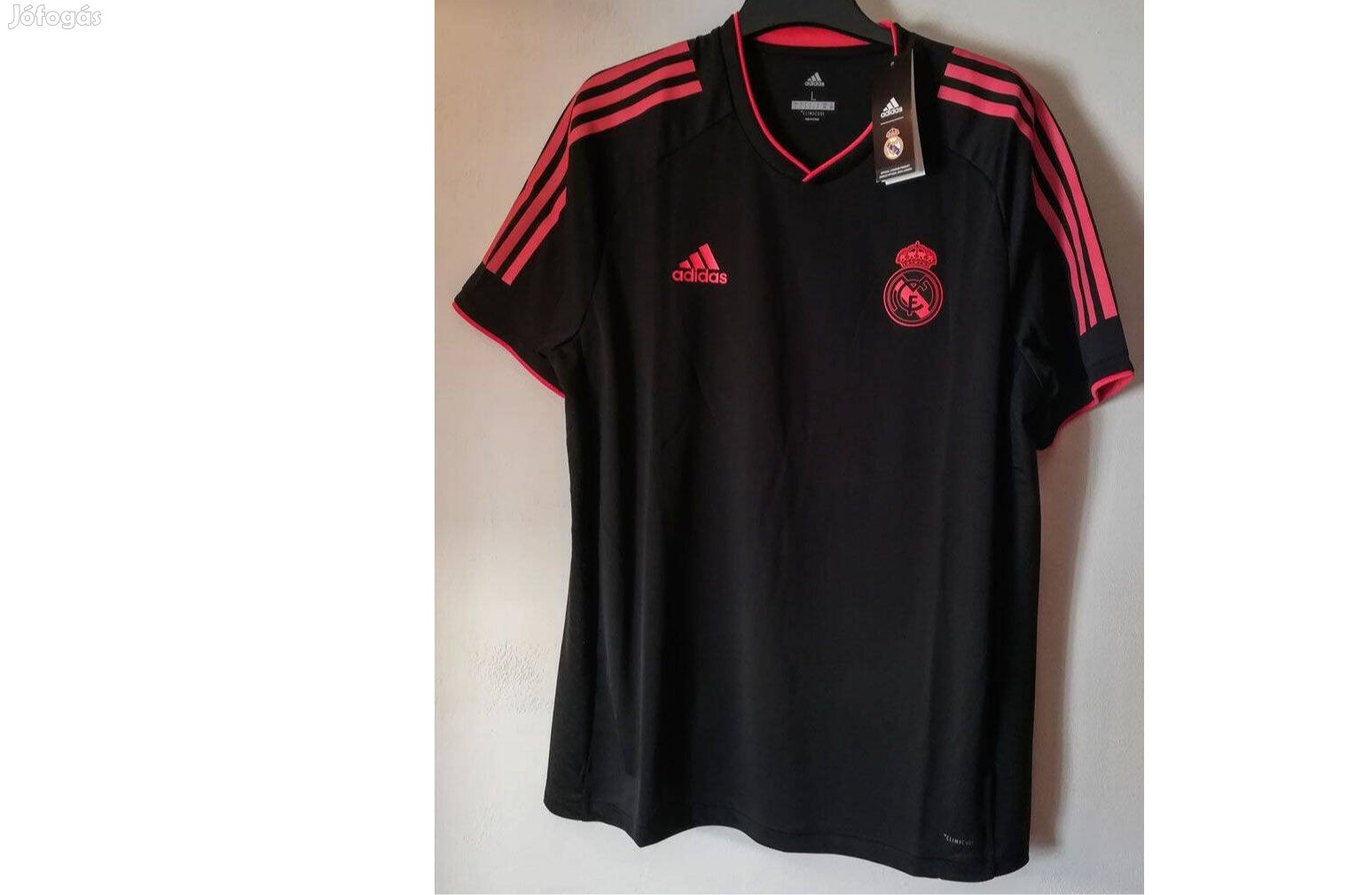 Real Madrid eredeti adidas piros fekete mez (XL)