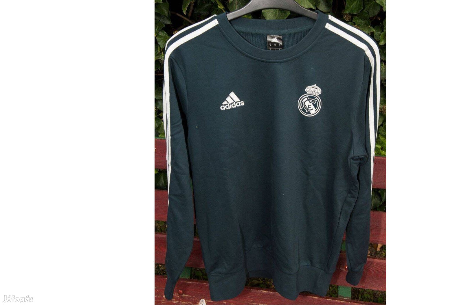 Real Madrid eredeti adidas szürke M-es pulóver