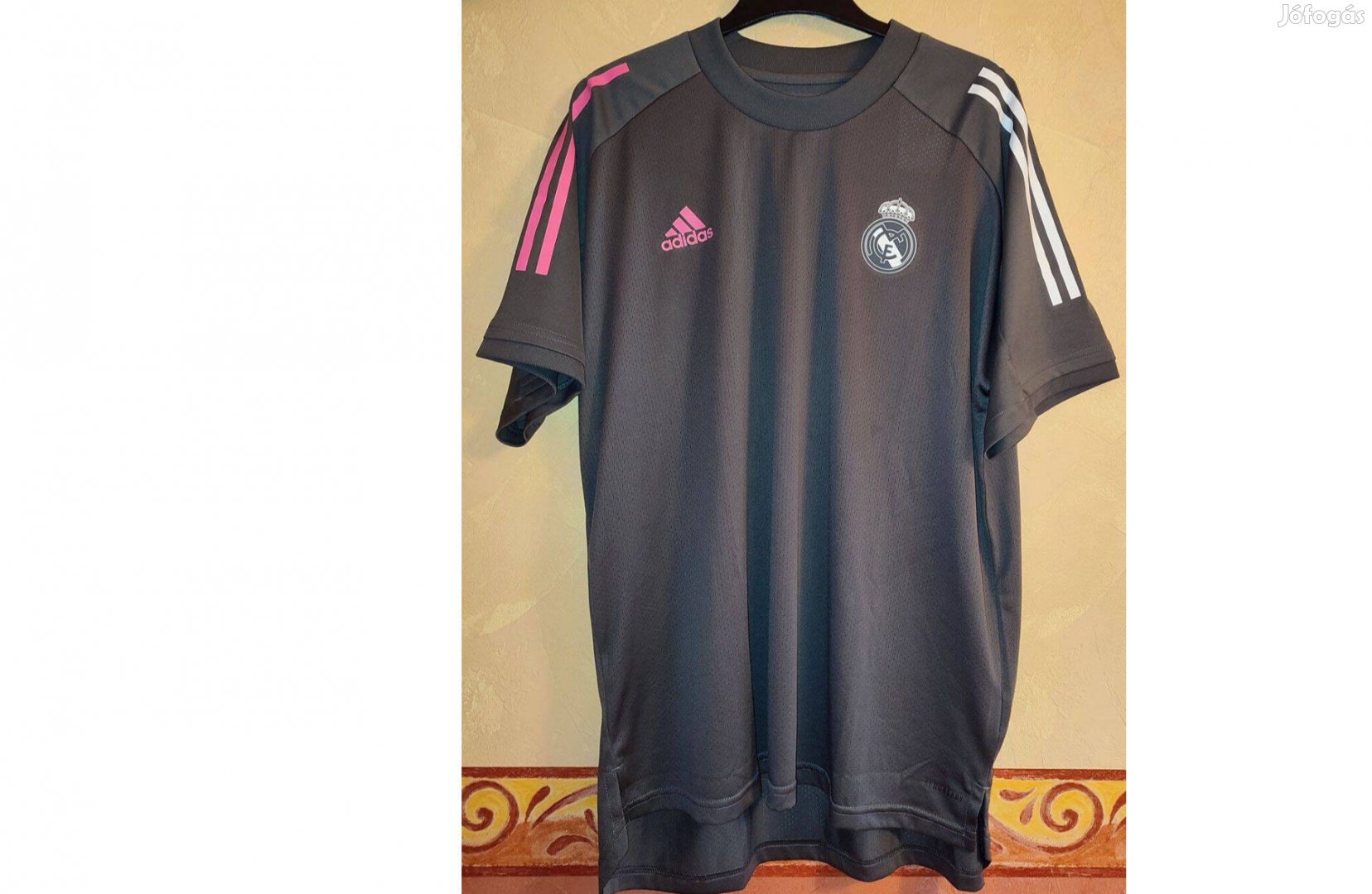 Real Madrid eredeti adidas szürke edzőmez (XL)