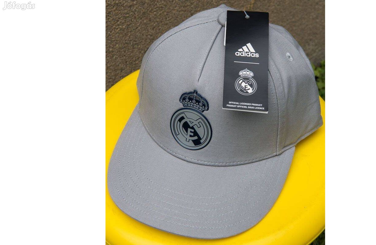 Real Madrid eredeti adidas szürke snapback sapka