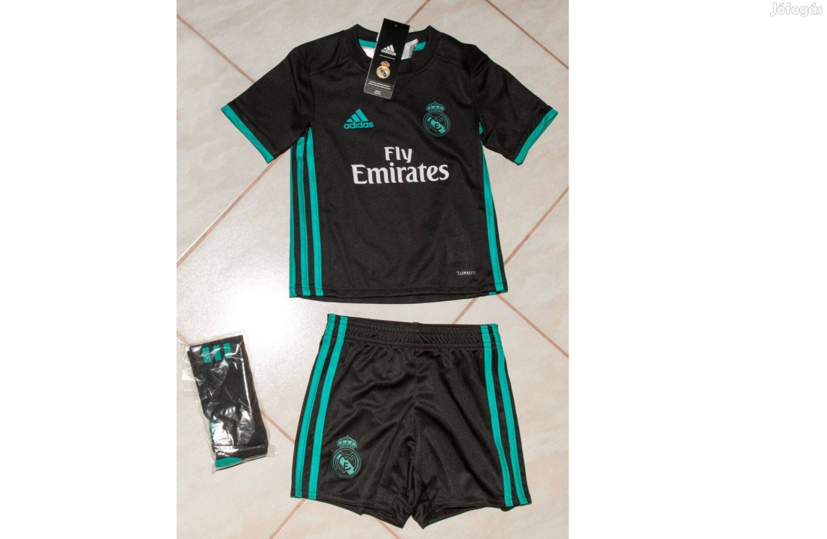 Real Madrid eredeti adidas zöld fekete baby szett (98)