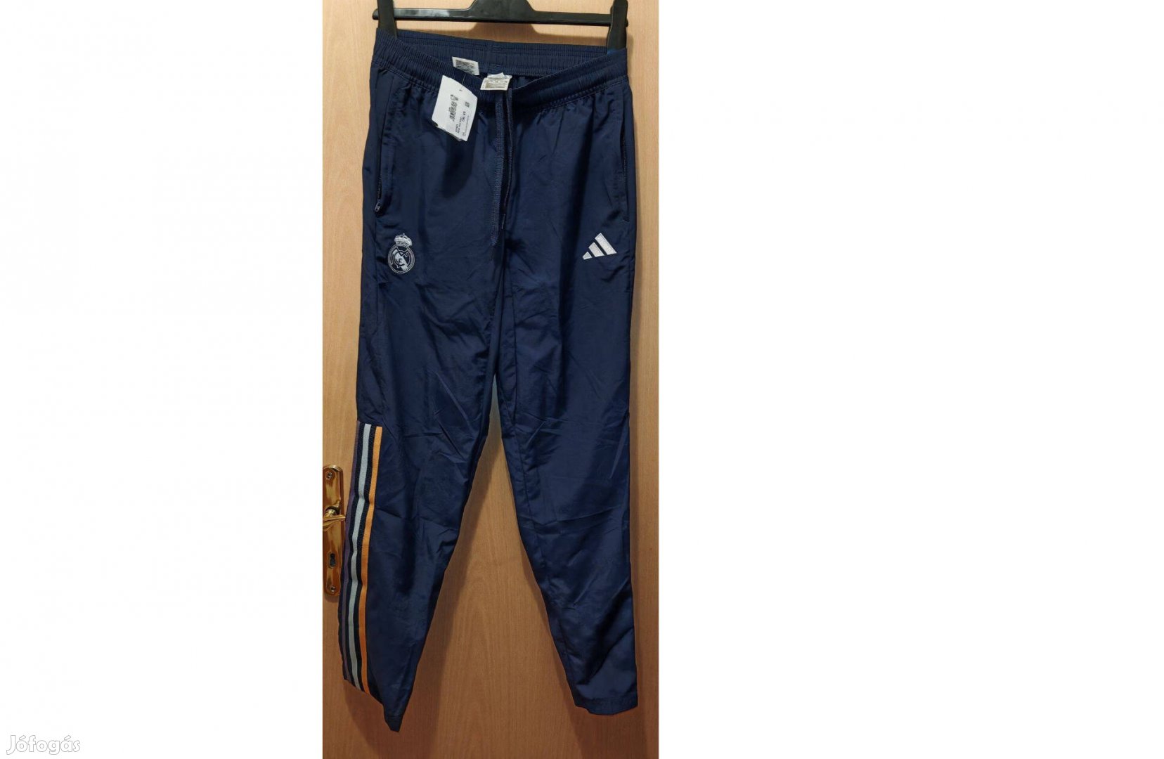 Real Madrid eredeti sötétkék adidas hosszú nadrág S-es