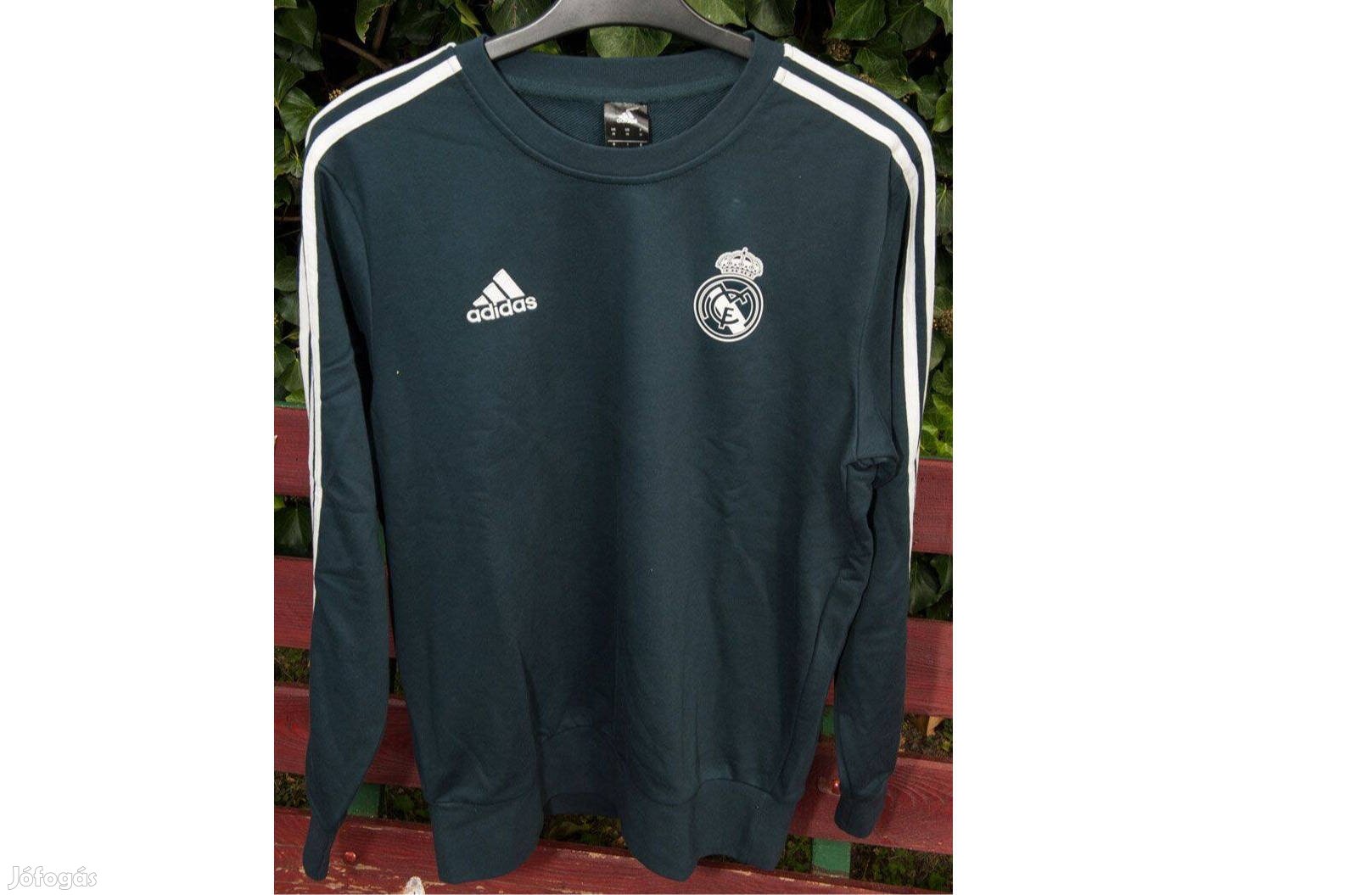 Real Madrid eredeti szürke adidas pulóver M