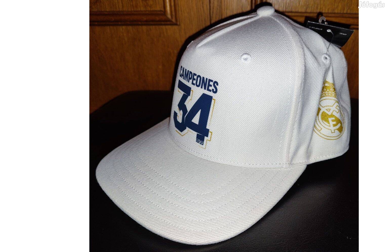Real Madrid fehér eredeti adidas 34. Bajnoki snapback sapka