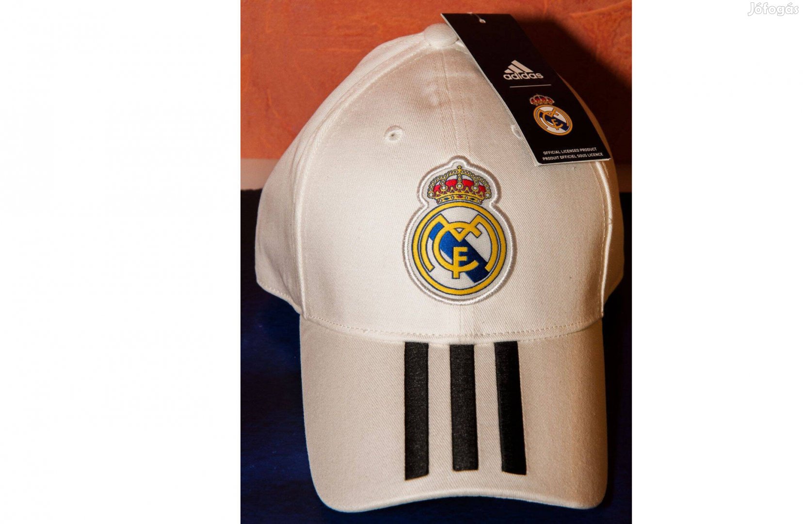 Real Madrid fehér eredeti adidas fekete gyerek baseball sapka