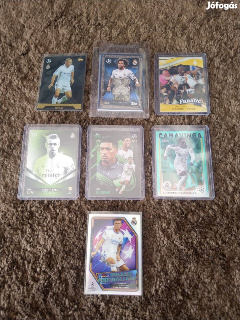 Real Madrid gyűjtői focis pakk