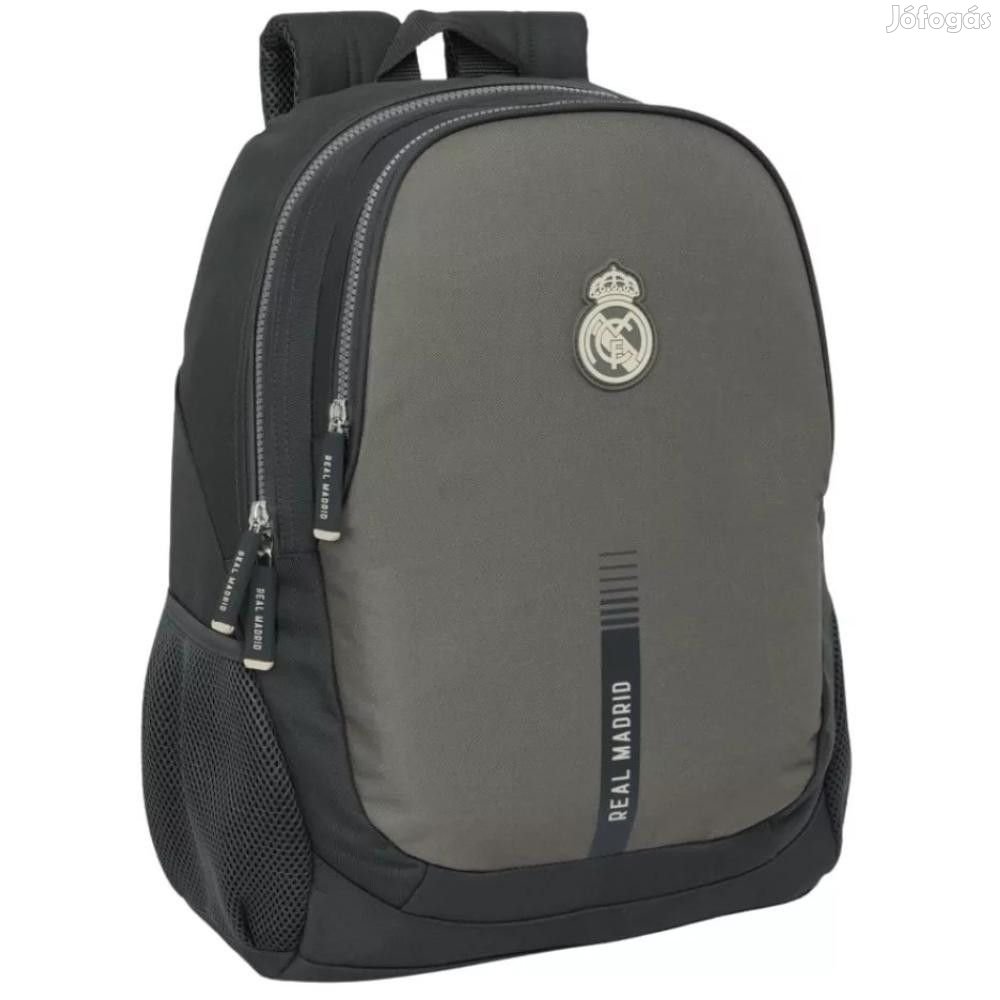 Real Madrid hátizsák, iskolatáska szürke