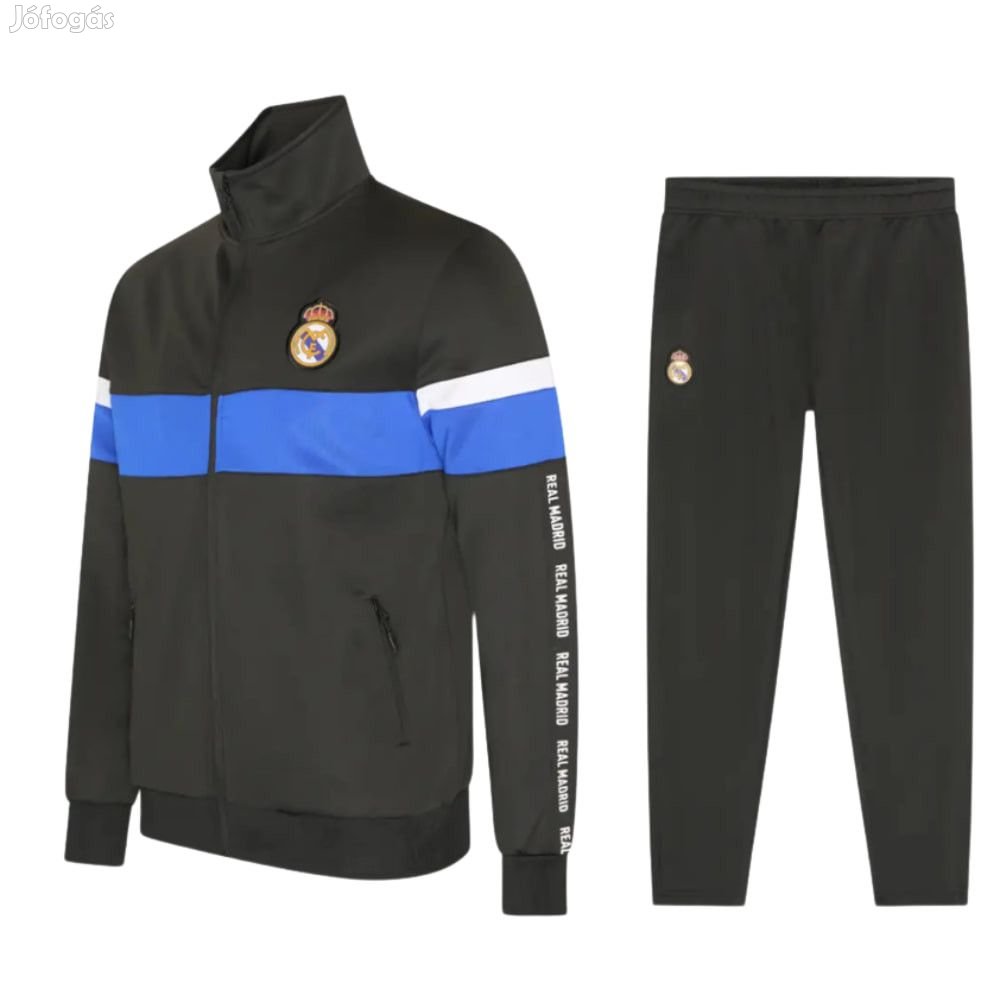 Real Madrid melegítő garnitúra felnőtt fekete